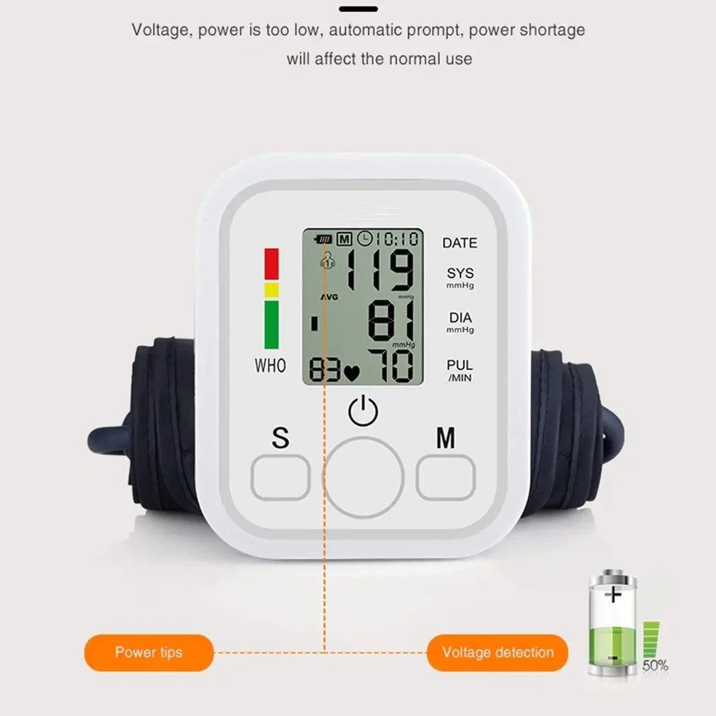 Tensiómetro digital de brazo, termómetro digital de manguito para medir la fiebre, termómetro infrarrojo médico, oxímetro de dedo