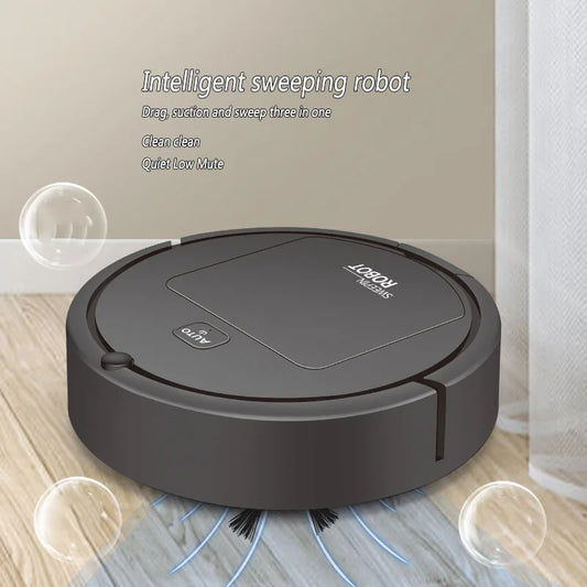 2024 New Automatic Robot Vacuum Cleaner Smart Sweeping Dry Wet Cleaning Machine Charging Intelligent Vacuum Cleaner for Home