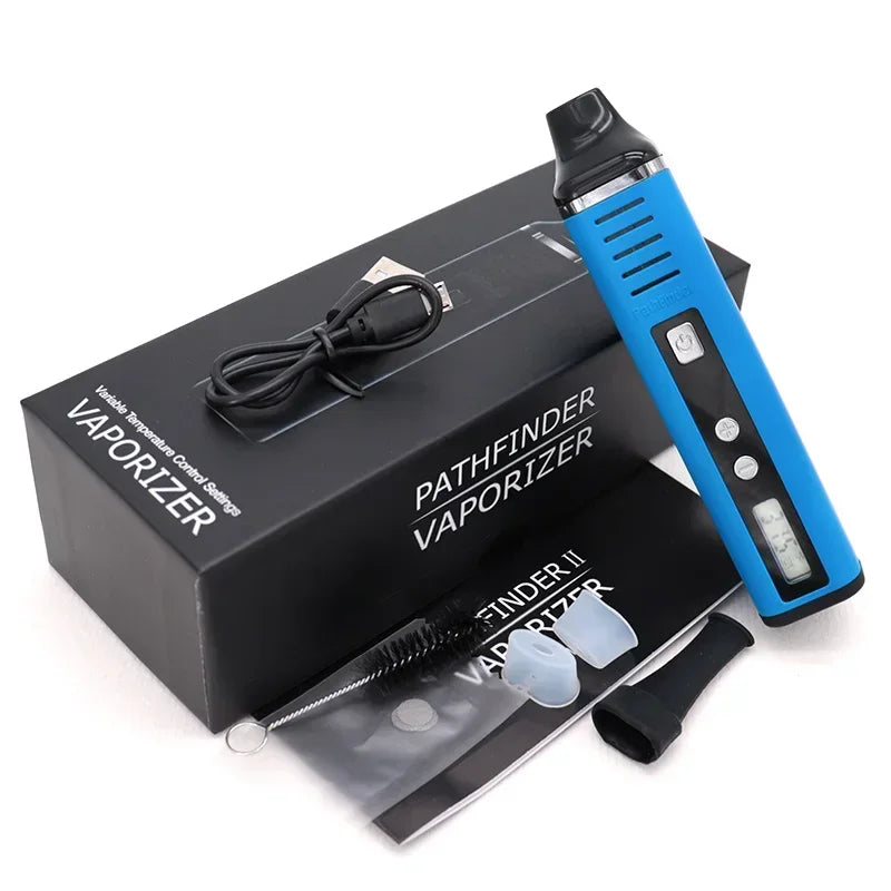 Kits de cigarrillos electrónicos con vaporizador de hierbas secas Pathfinder V2 TAURUS Vape Pen 2200mah Pantalla LCD Control de temperatura Tabaco a base de hierbas