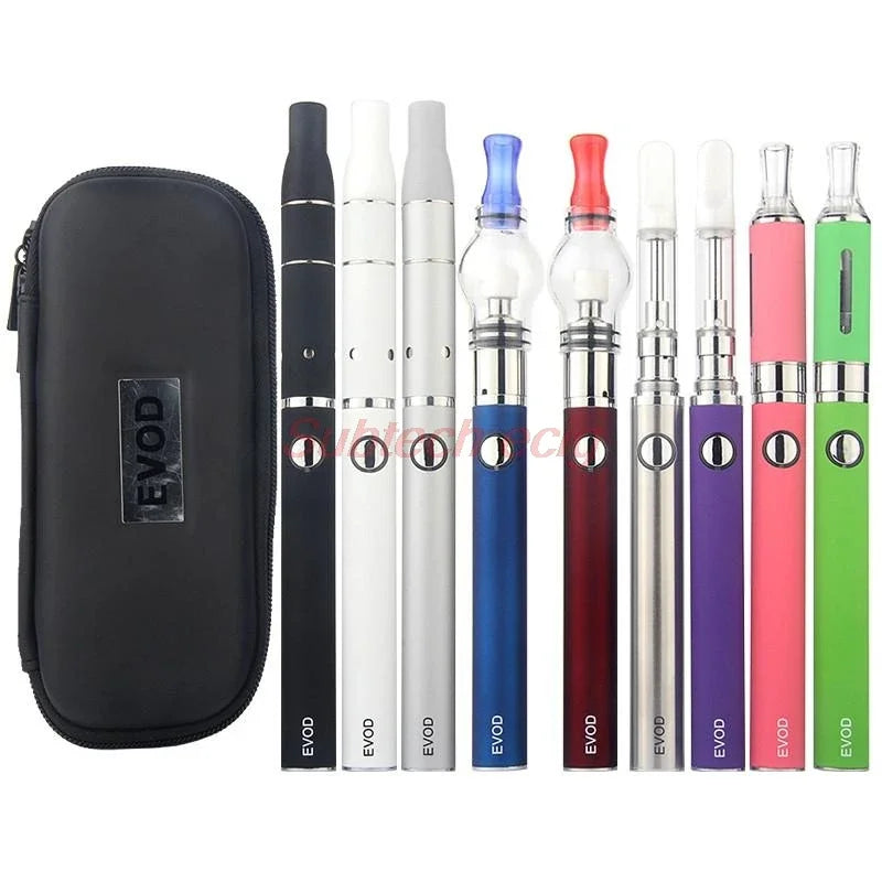 Kits de inicio de vaporizador 4 en 1 Evod Vape Pen con CC-ELL Ago G5 Hierba seca MT3 Eliquid Globo de vidrio Cera Atomizador Aceite espeso Ecigs