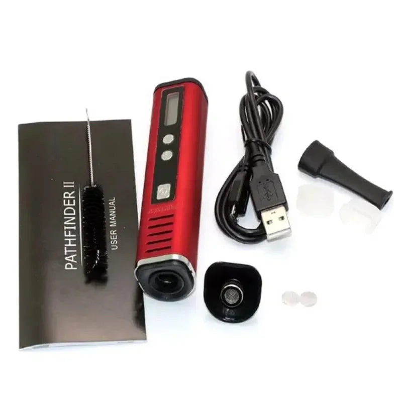 Kits de cigarrillos electrónicos con vaporizador de hierbas secas Pathfinder V2 TAURUS Vape Pen 2200mah Pantalla LCD Control de temperatura Tabaco a base de hierbas