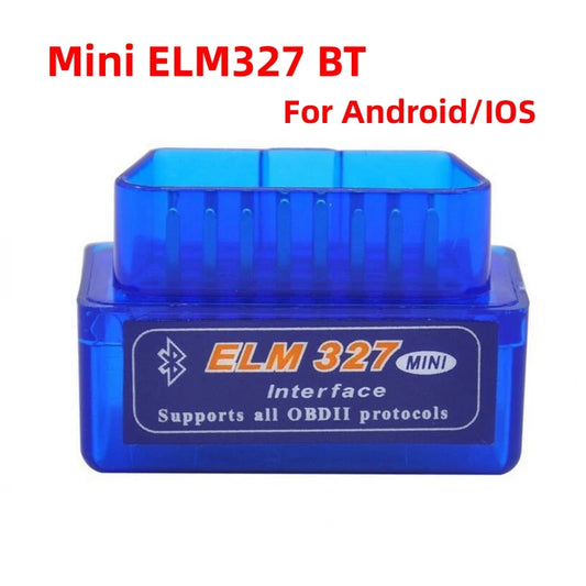 Nuevo mini escáner de diagnóstico para automóvil ELM327 Bluetooth V2.1 OBD2 ELM 327 Bluetooth para Android/IOS ODB2 lector de códigos de escaneo OBD2