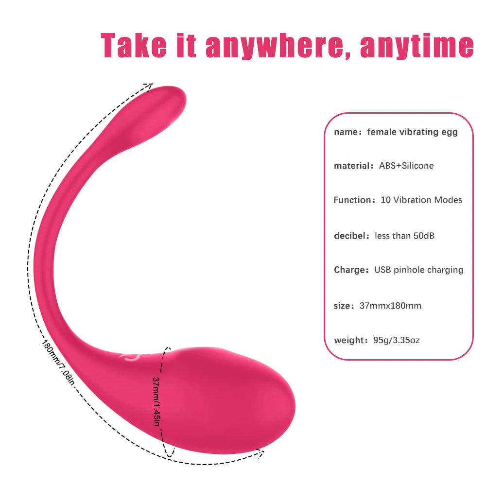 Vibrador inalámbrico Bluetooth para punto G para mujeres, consolador con aplicación de control remoto, huevo vibrador, bragas femeninas, juguetes sexuales para adultos