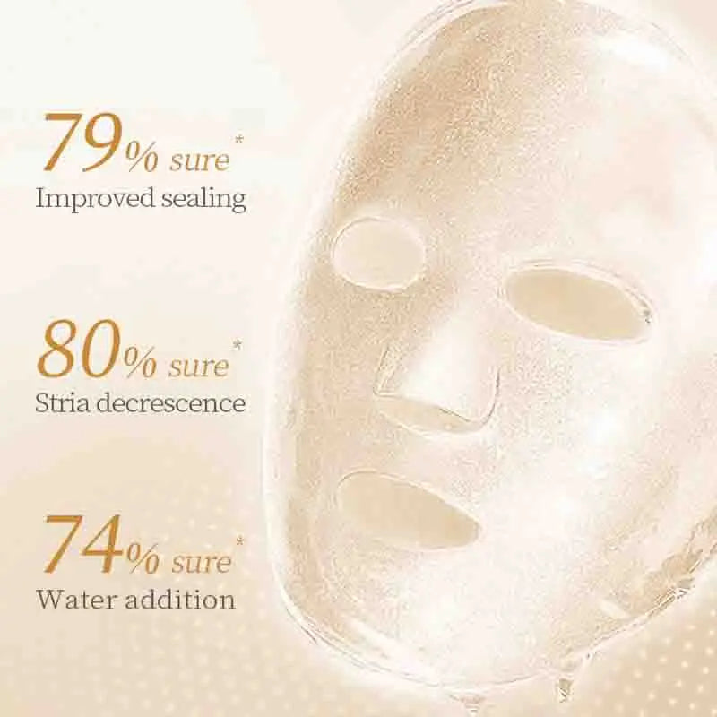 Hyaluronic Acid Collagen Face Mask Moisturizing Firming Brightening Hydrating Facial Masks Oil-control  Korean Skin Care Mask